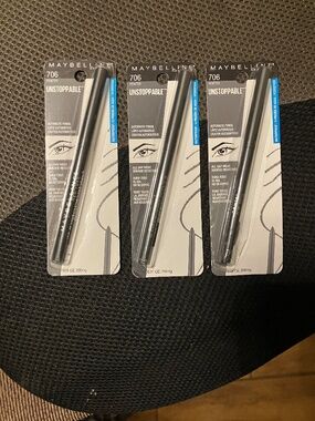 👁️ Maybelline Unstoppable Automatic Eyeliner Pencil 706 Pewter - Waterproof